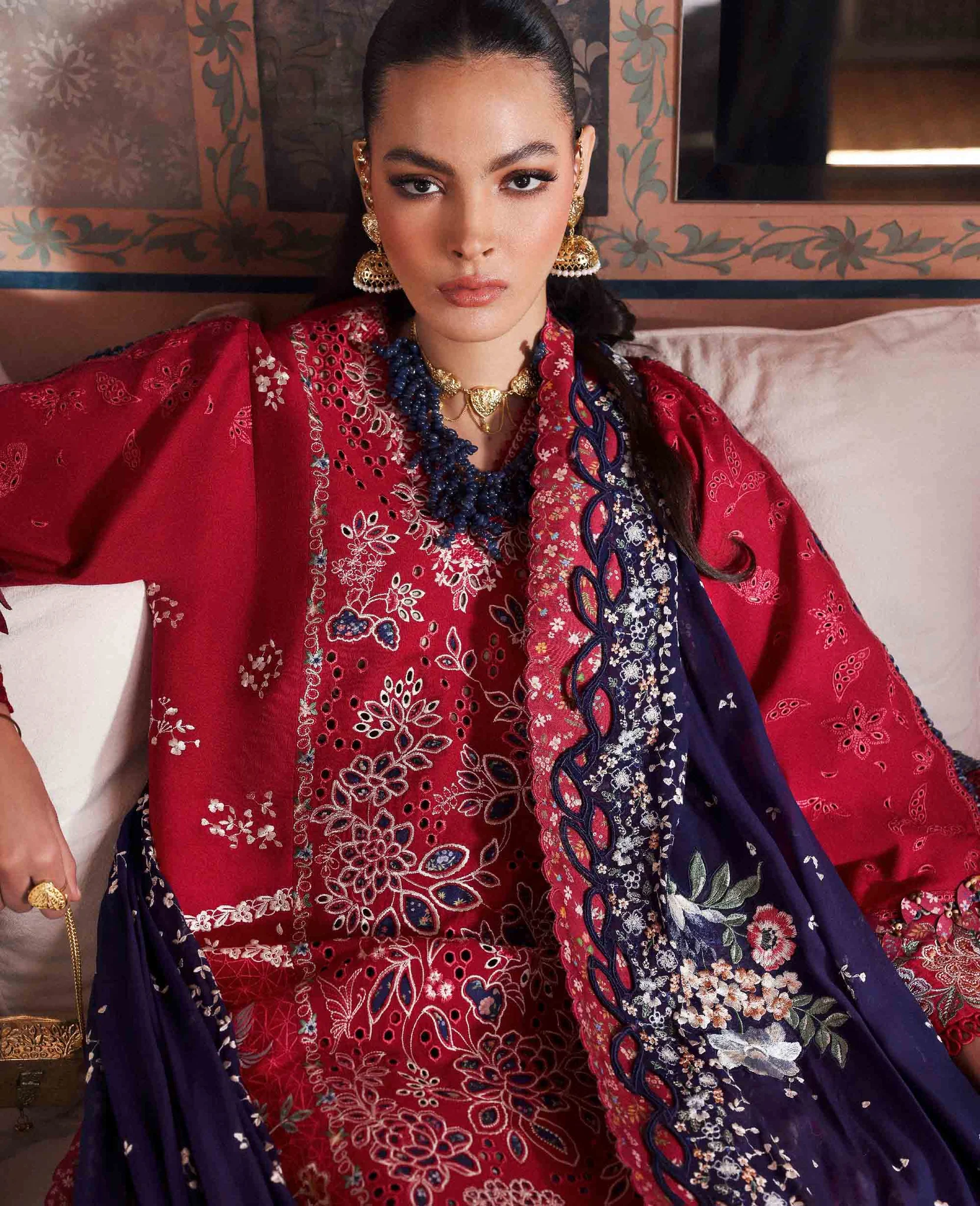Reine Eid Luxury Lawn 2026 by Republic Wear || Belle Rosee - Image 4