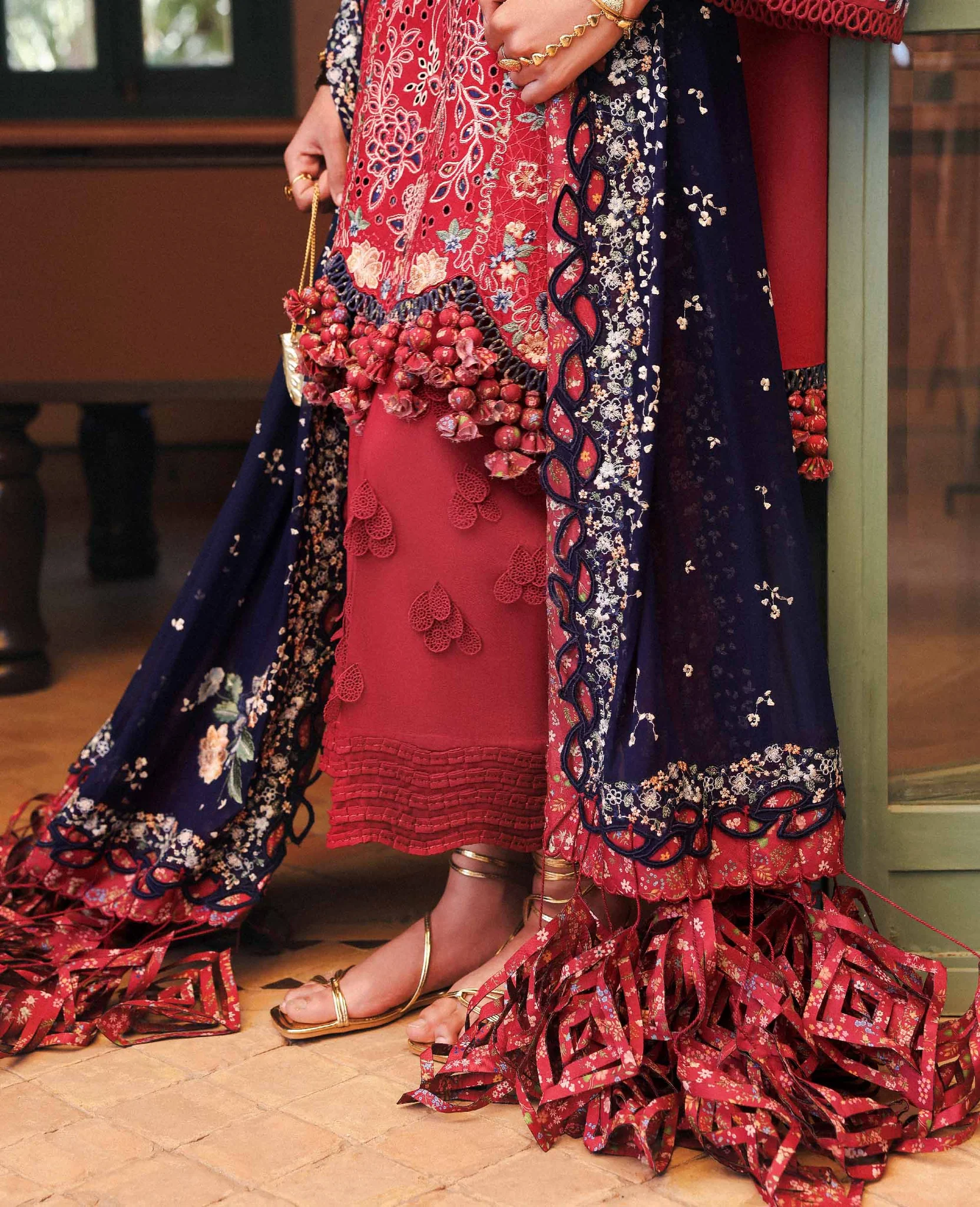 Reine Eid Luxury Lawn 2026 by Republic Wear || Belle Rosee - Image 3