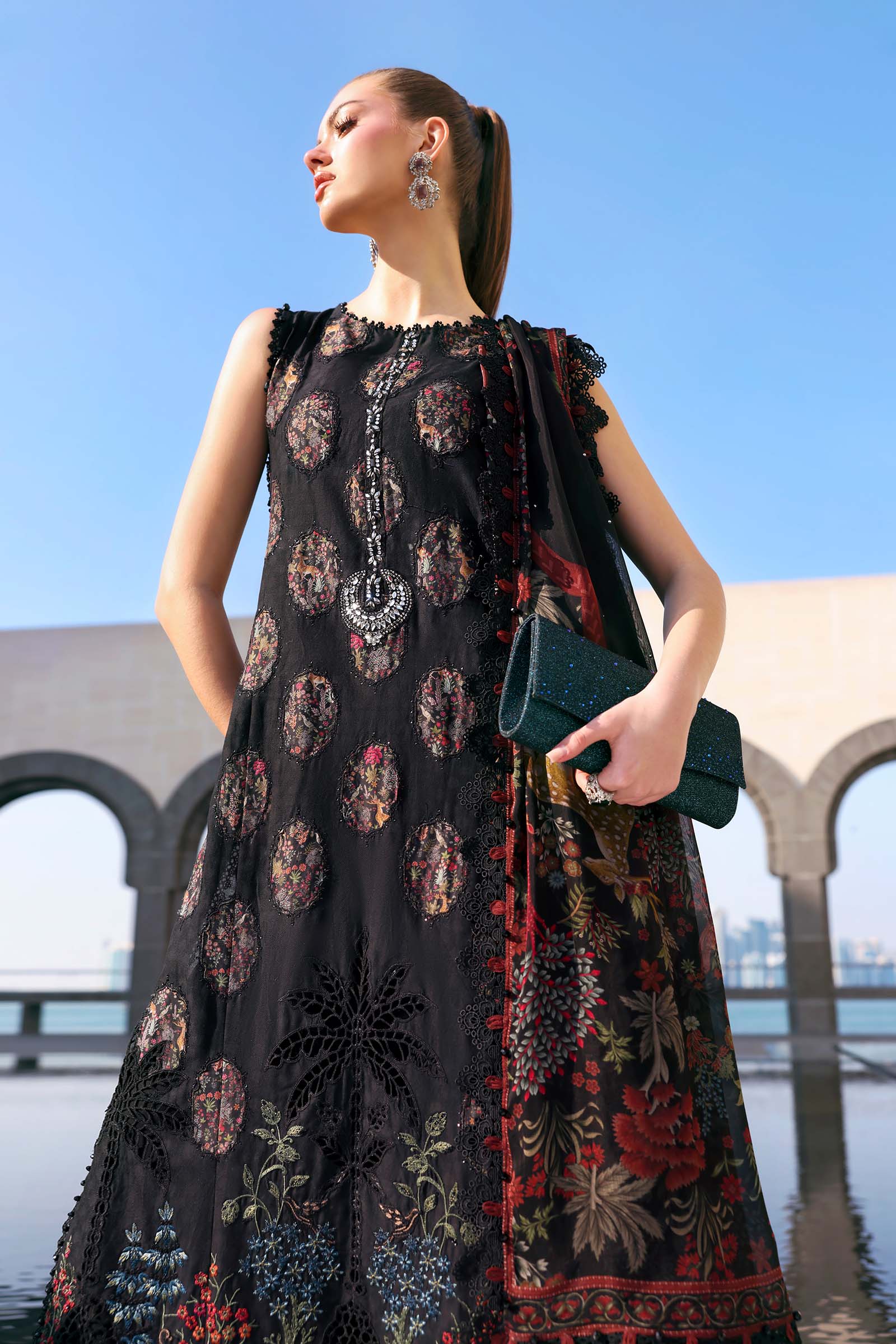 Maria B Eid Lawn 2026 || D-2605-B - Image 4