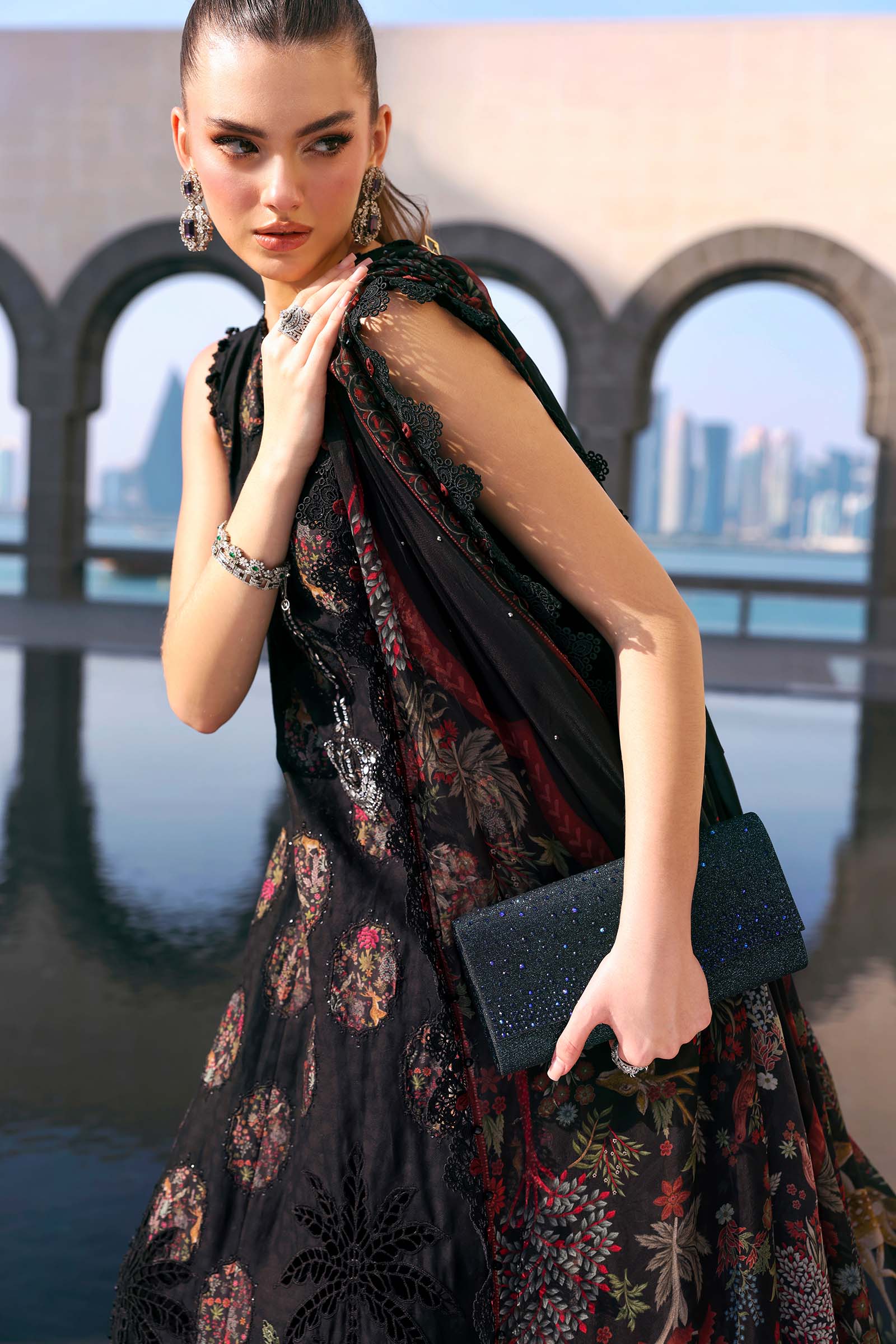 Maria B Eid Lawn 2026 || D-2605-B - Image 3