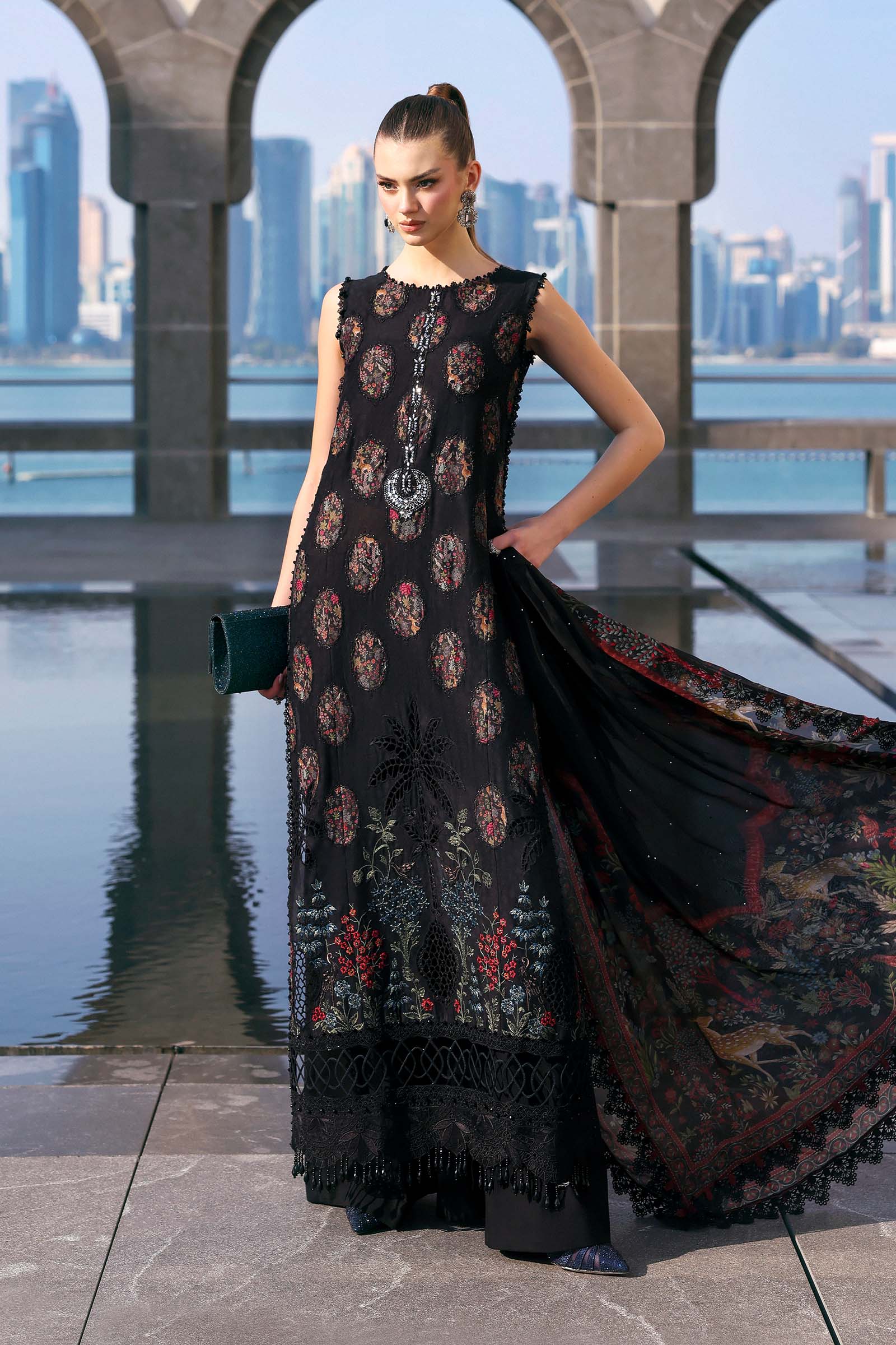 Maria B Eid Lawn 2026 || D-2605-B - Image 2