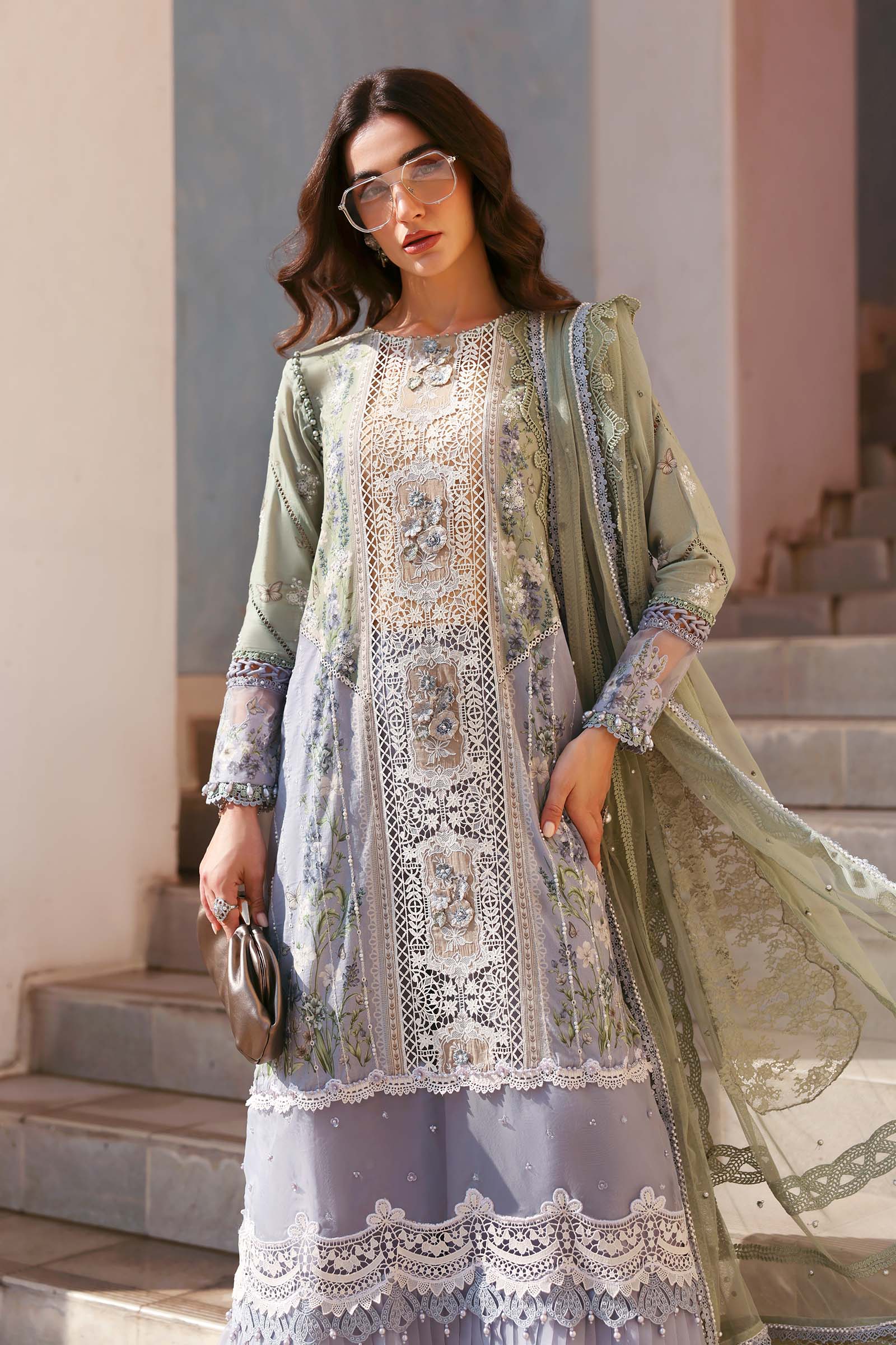 Maria B Eid Lawn 2026 || D-2606-B - Image 6