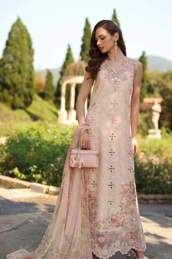 Noor Luxury Eid Schiffli Laserkari '26 || D7 - A - Florine