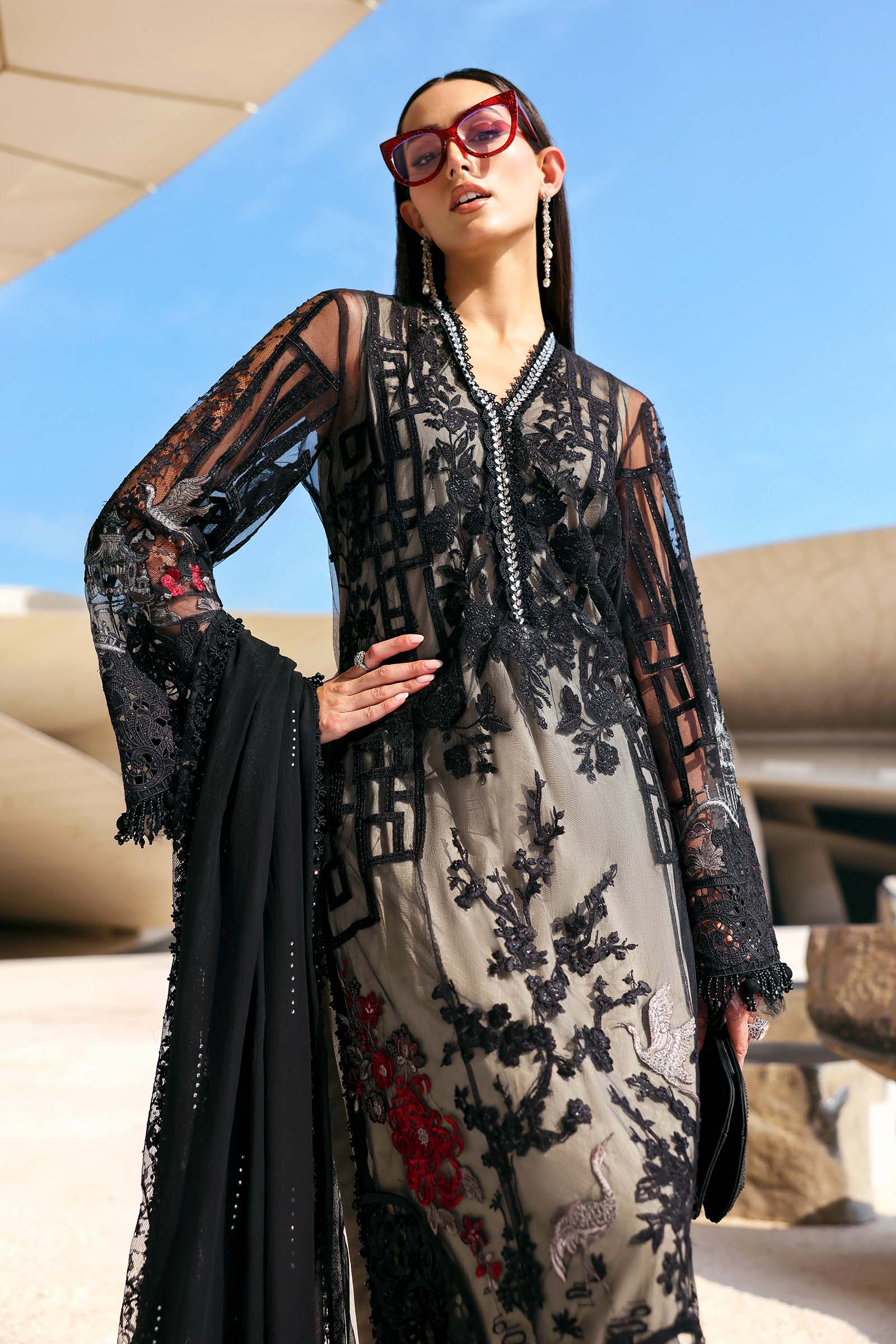 Maria B Eid Lawn 2026 || D-2607-B - Image 2