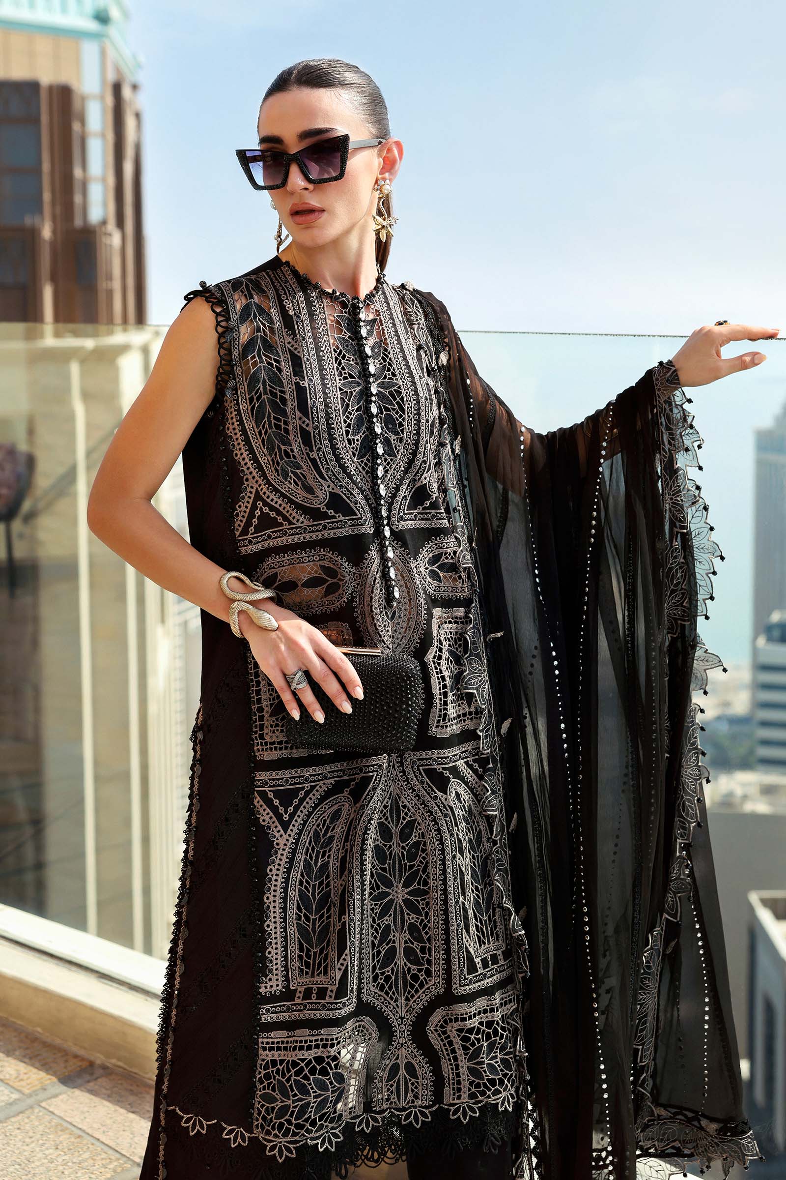 Maria B Eid Lawn 2026 || D-2608-B - Image 6