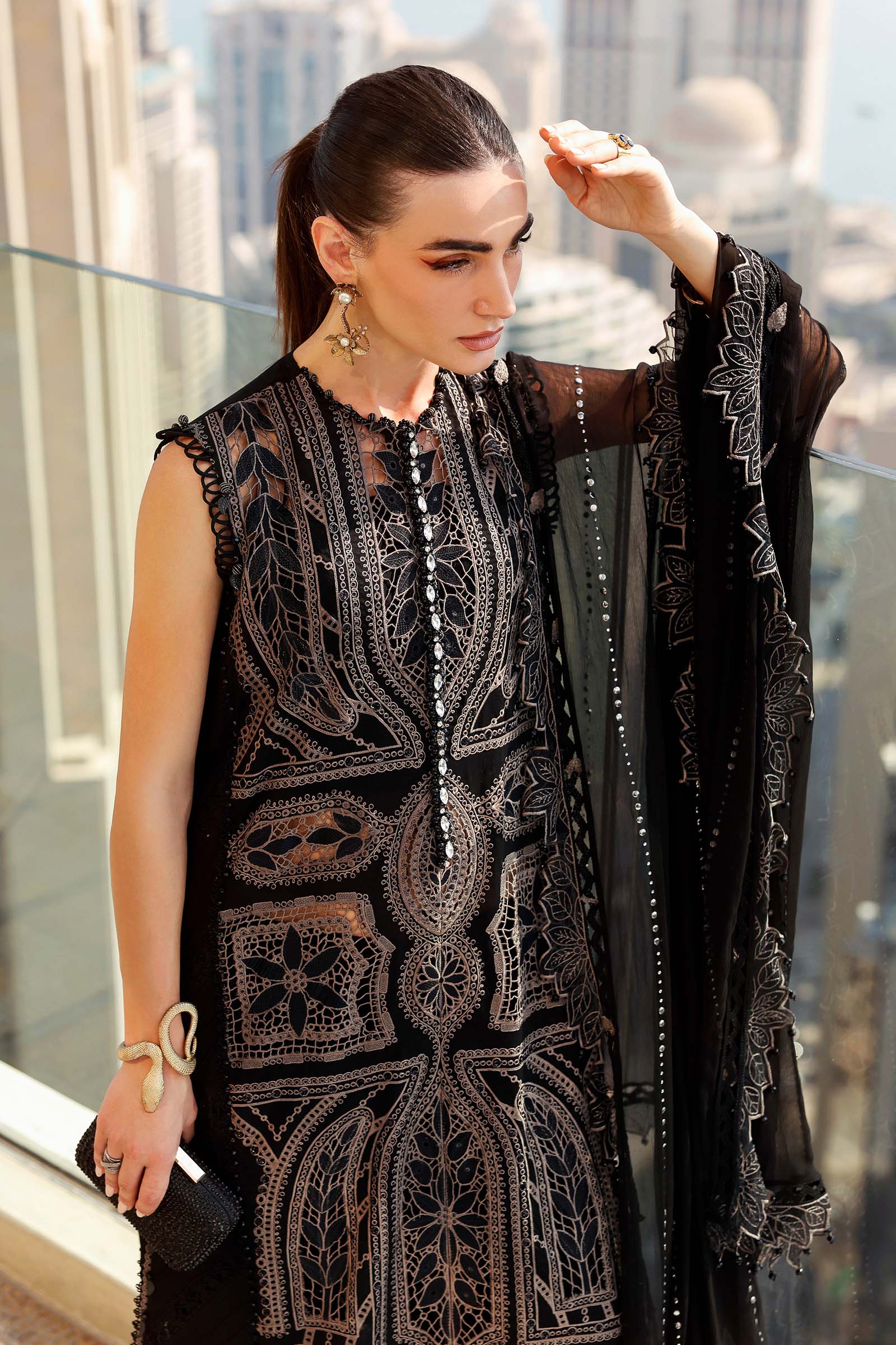 Maria B Eid Lawn 2026 || D-2608-B - Image 4