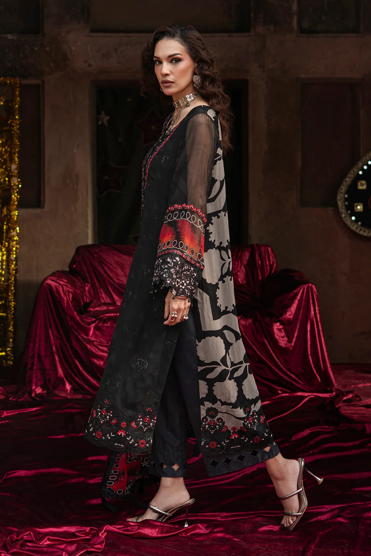 Vasal Vol-01 2026 Luxury Chiffon by Charizma | VSL6-02 - Image 4