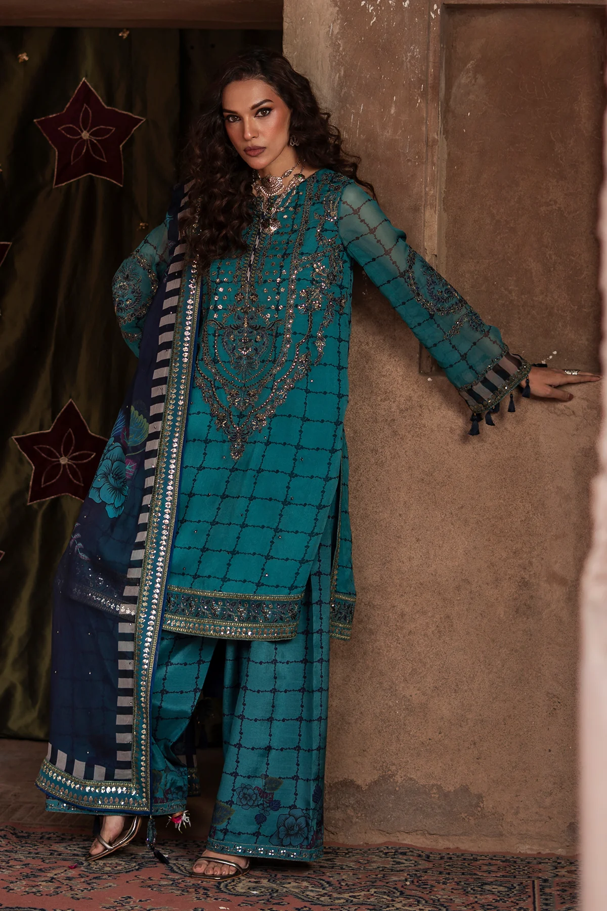 Vasal Vol-01 2026 Luxury Chiffon by Charizma | VSL6-05 - Image 4
