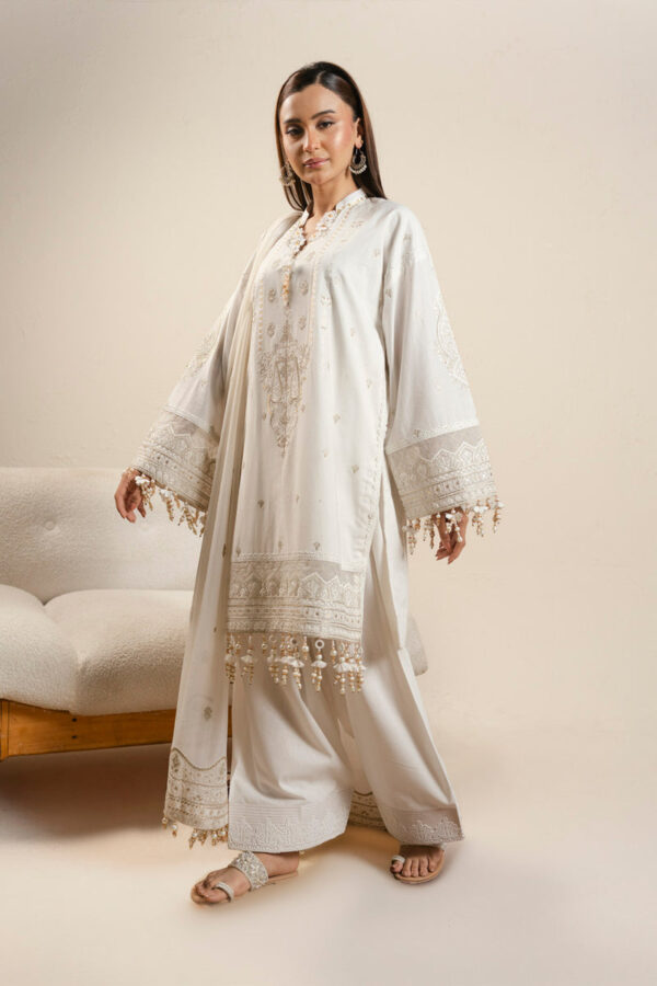 AlKaram Spring Summer 2026 Lawn || CAW-06-26-White