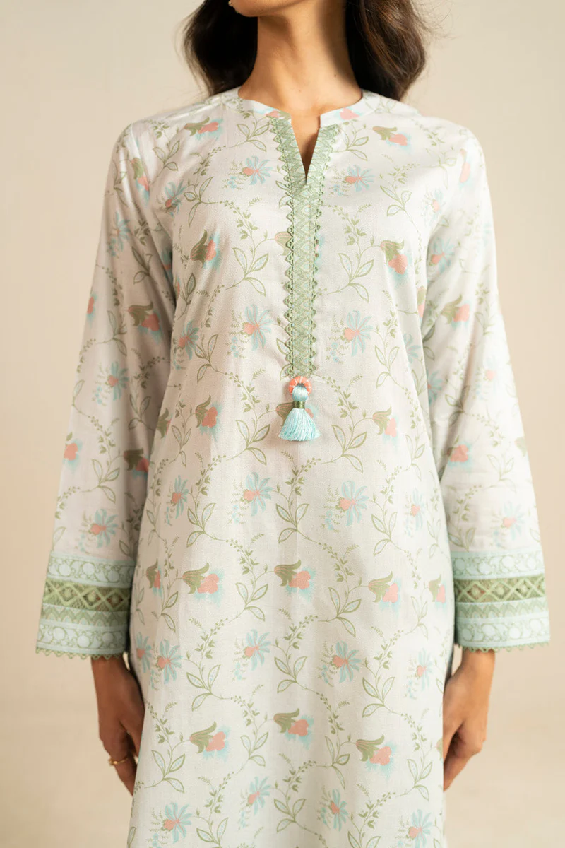 AlKaram Spring Summer 2026 Lawn || EC100-26-Green - Image 3