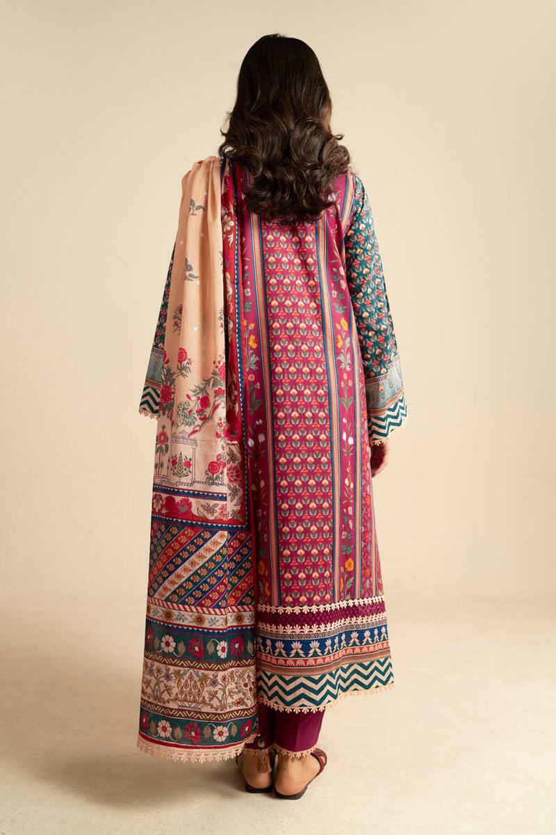 AlKaram Spring Summer 2026 Lawn || EC109-26-Red - Image 2