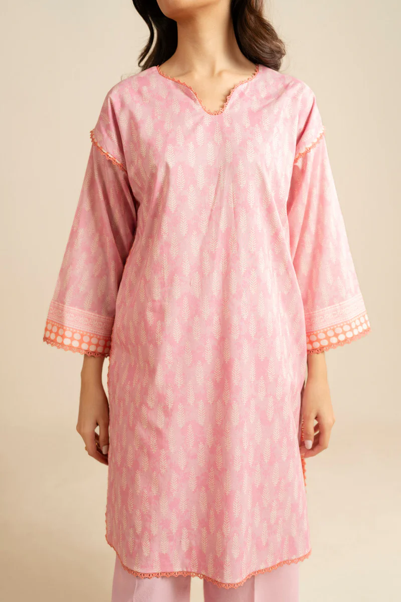 AlKaram Spring Summer 2026 Lawn || EC46-26-Pink - Image 3