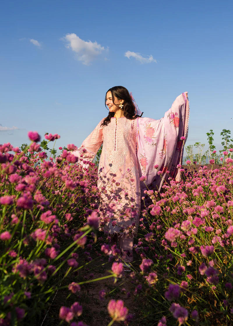 AlKaram Spring Summer 2026 Lawn || EF08-26-Light Pink