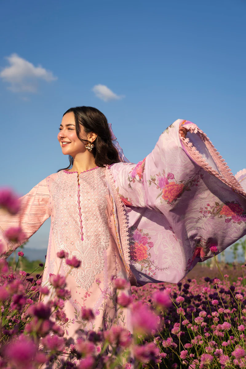 AlKaram Spring Summer 2026 Lawn || EF08-26-Light Pink - Image 4