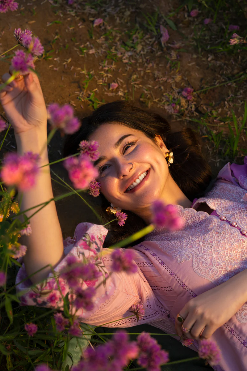 AlKaram Spring Summer 2026 Lawn || EF08-26-Light Pink - Image 2