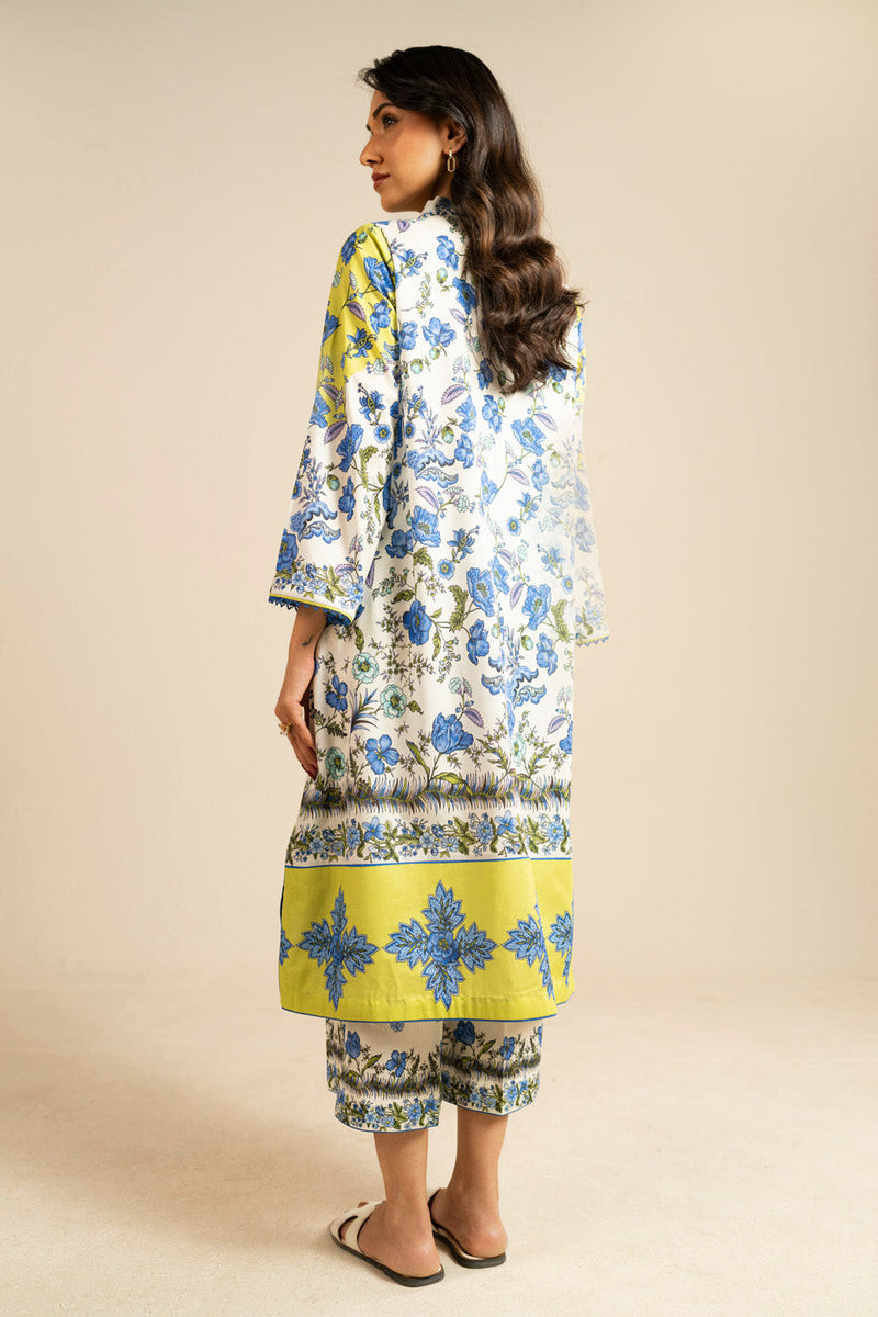 AlKaram Spring Summer 2026 Lawn || EF79-26-Off White - Image 2