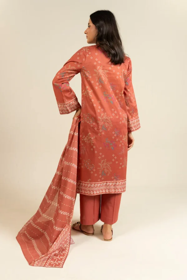 Alternative view of AlKaram Spring Summer 2026 Lawn || EFL-08-3P25-Orange