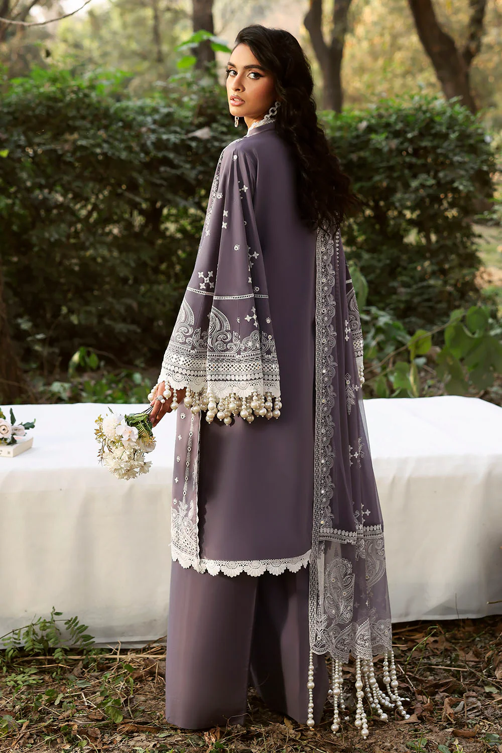 Gul Ahmed Luxury Lawn 2026 || PM-62025 - Image 2