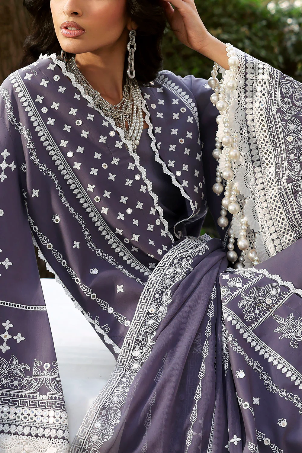 Gul Ahmed Luxury Lawn 2026 || PM-62025 - Image 5
