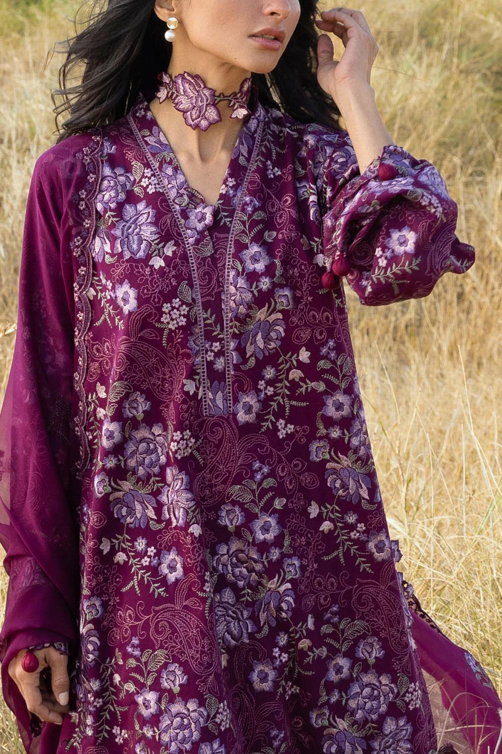 Gul Ahmed Poetry of Luxury 2026 || LSV-62001 - Image 5