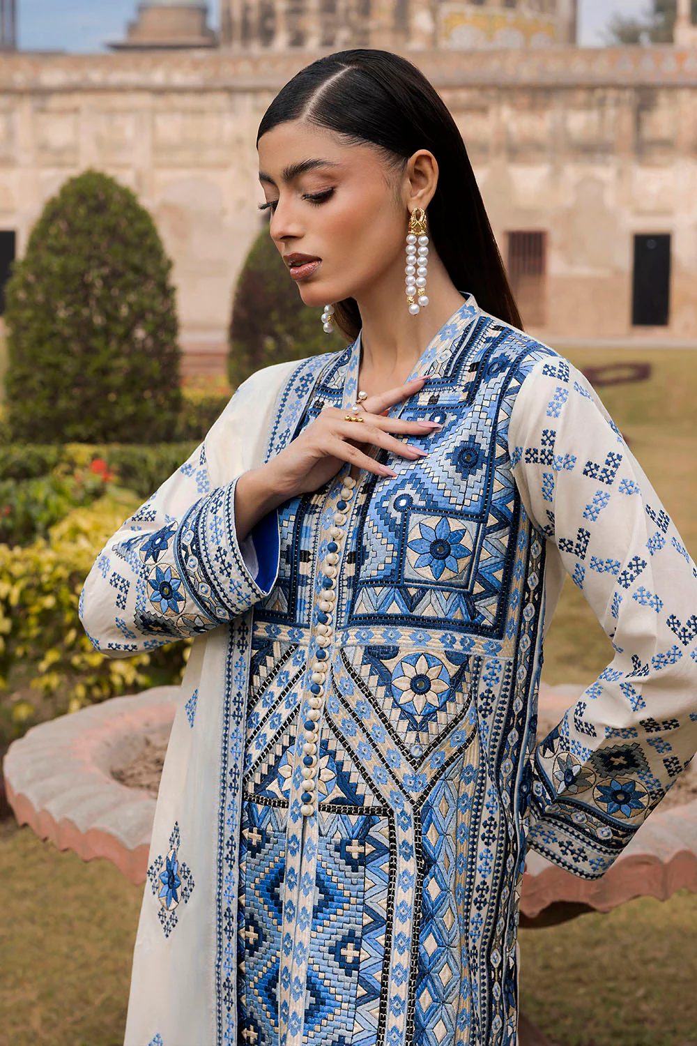 Mitti ki Khushboo by Gul Ahmed Lawn Collection 2026 | CL-52450 - Image 4