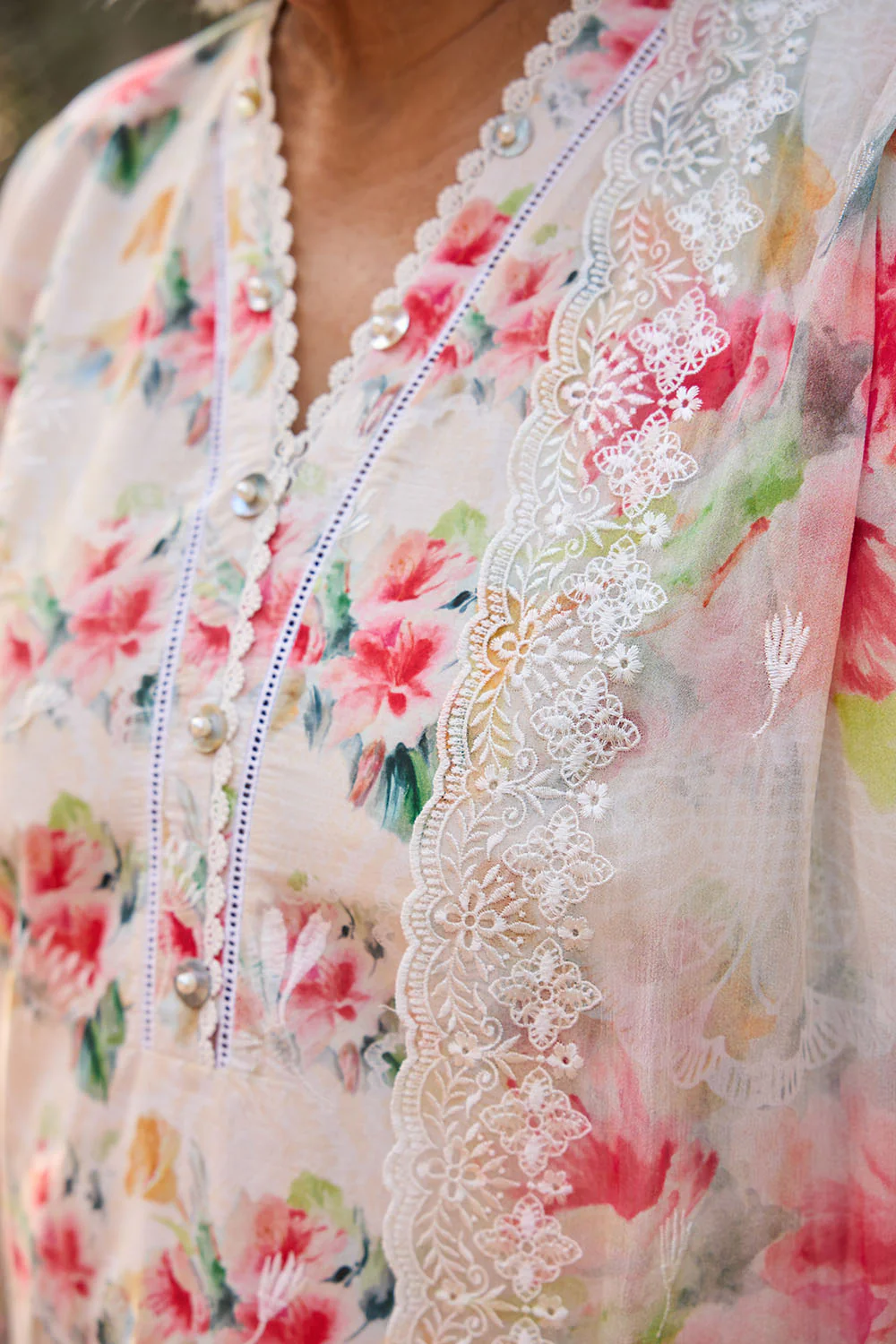 Gul Ahmed Mother's Lawn 2026 || BM-62010 - Image 2