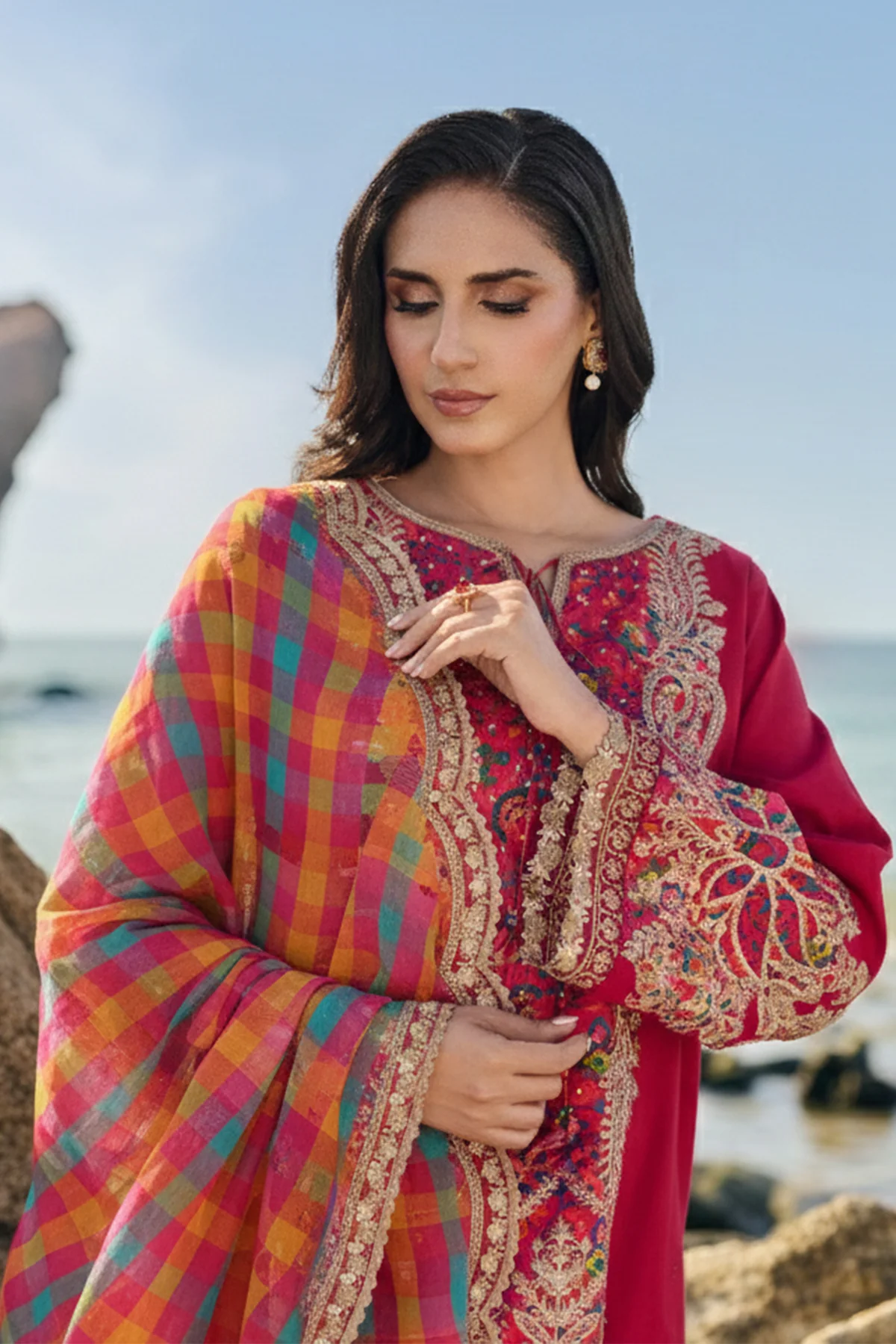 Sunshine Lawn Collection 2026 by Charizma | CSN6-05 - Image 2