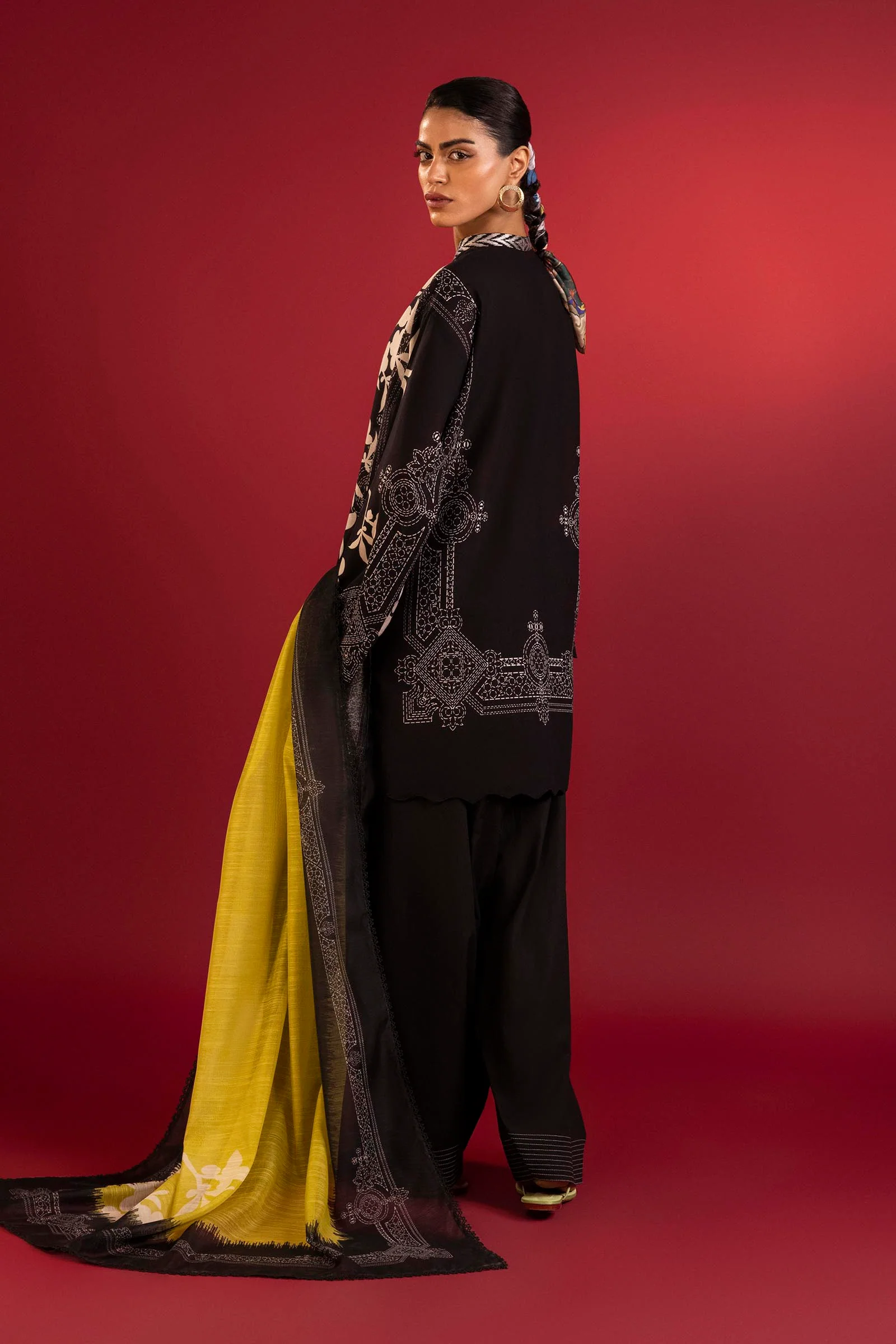 Sana Safinaz Mahay Spring '26 Vol. 1 || H261-001A-3DG - Image 3