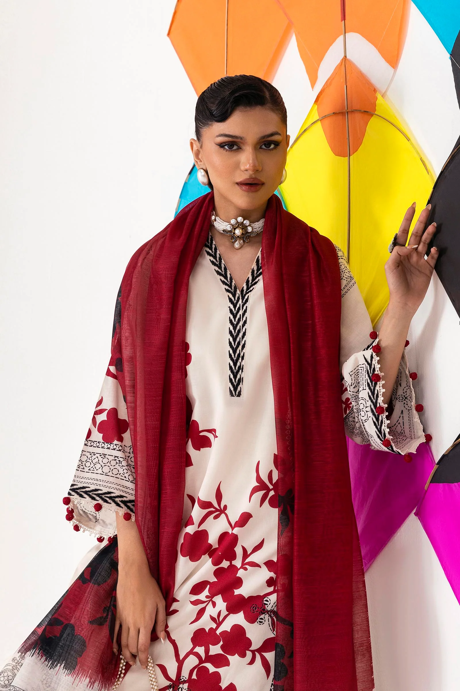 Sana Safinaz Mahay Spring '26 Vol. 1 || H261-001B-3DG - Image 5