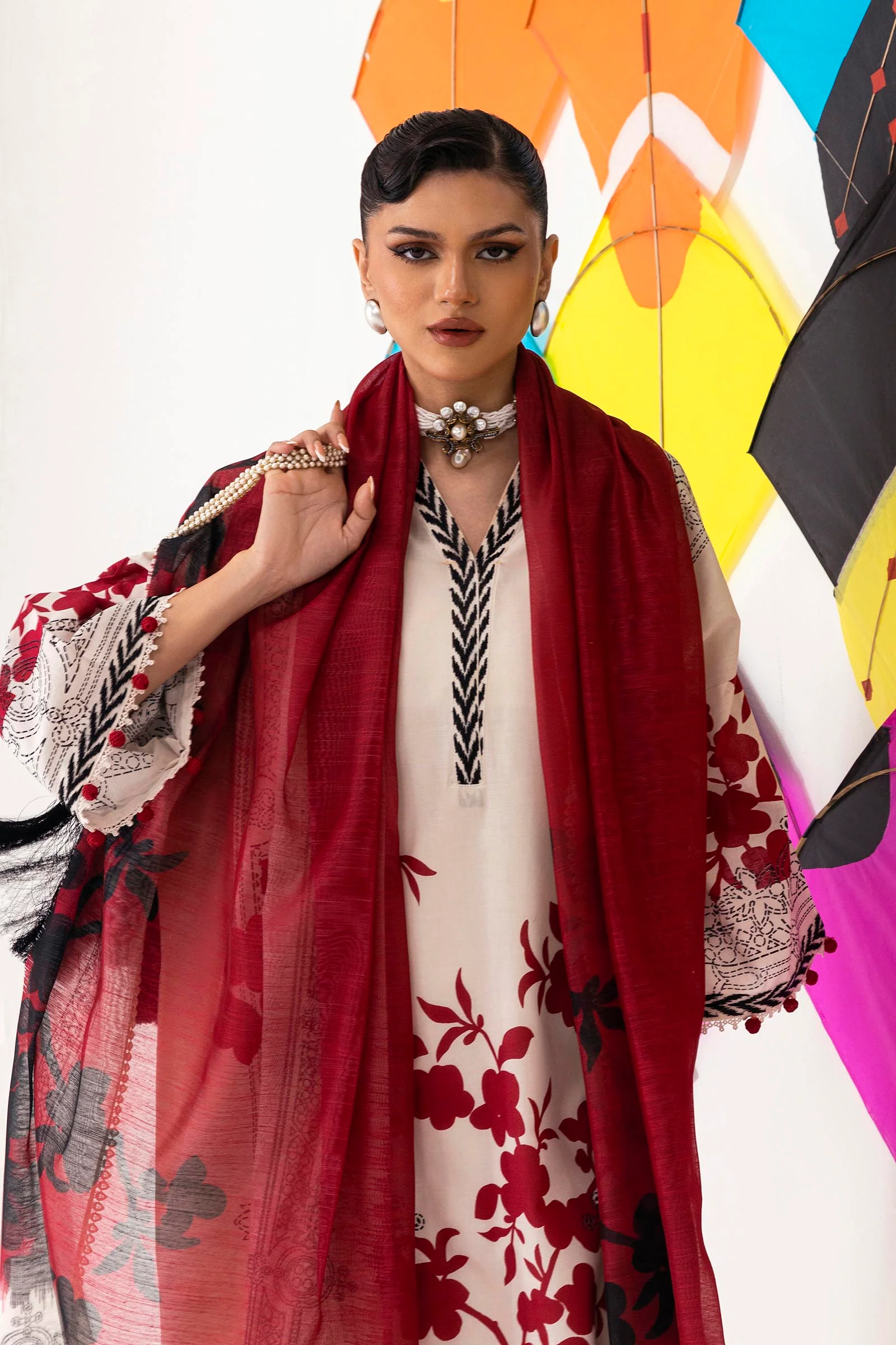 Sana Safinaz Mahay Spring '26 Vol. 1 || H261-001B-3DG - Image 4