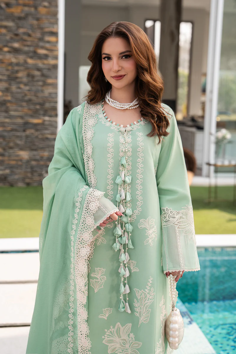 Rang Rasiya Carnation Eid Lawn 2026 || Hiba - Image 3