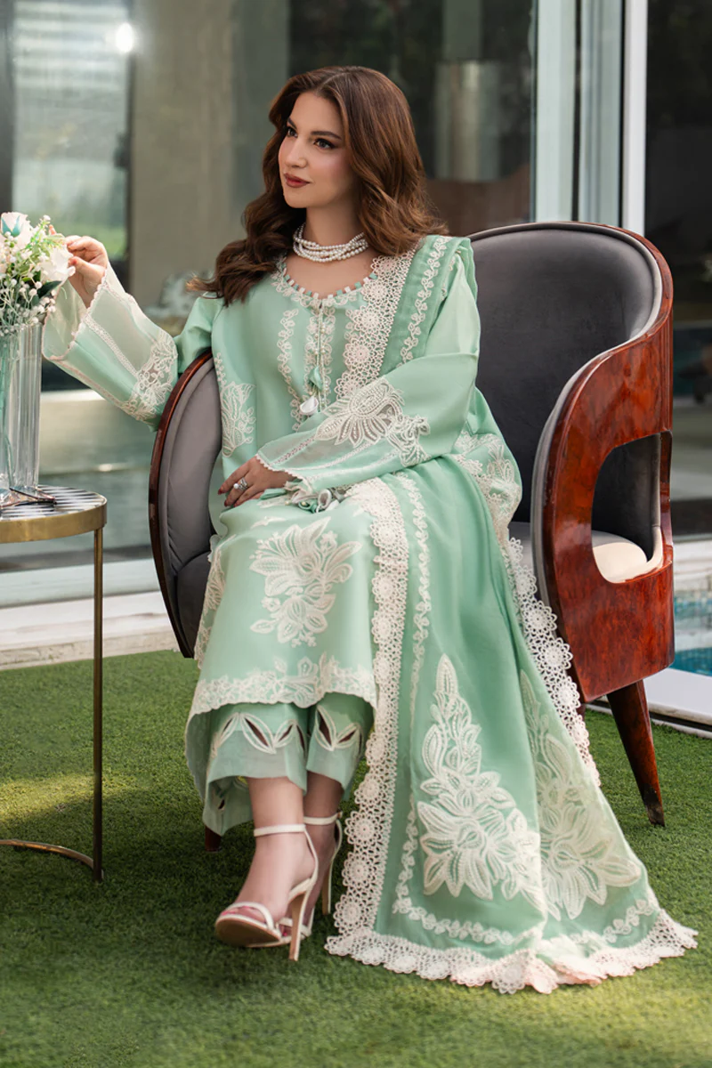 Rang Rasiya Carnation Eid Lawn 2026 || Hiba - Image 2