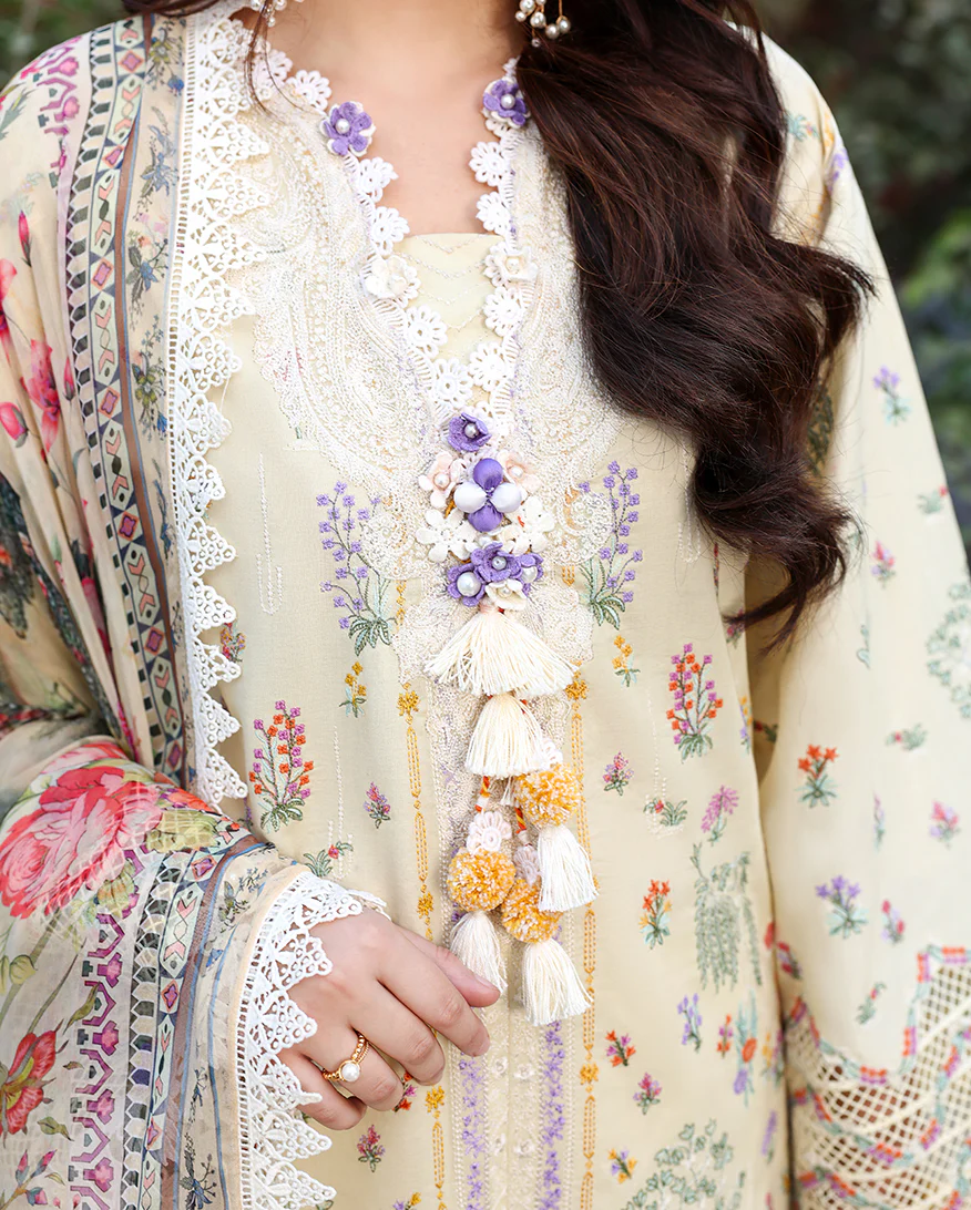Roheenaz Summer Reverie | Luxury Lawn 2026 | Isolde - Image 3