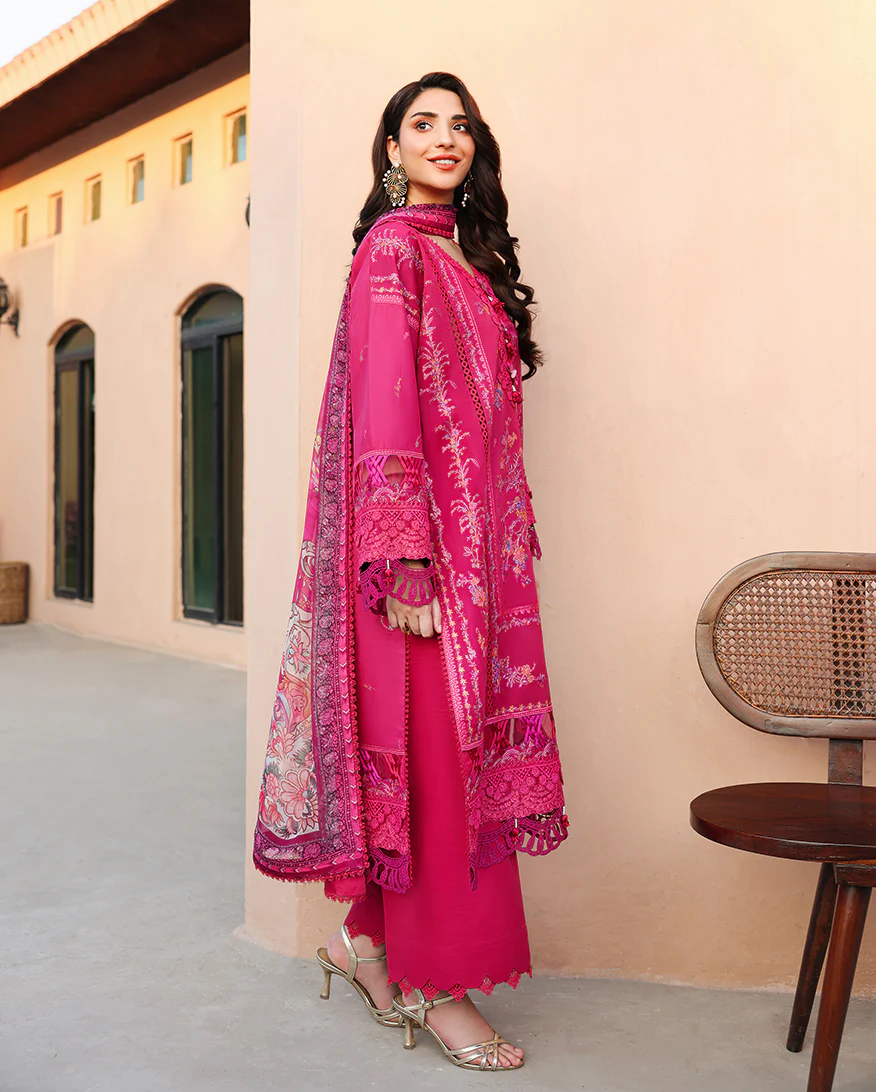 Roheenaz Summer Reverie | Luxury Lawn 2026 | Ivoria - Image 5