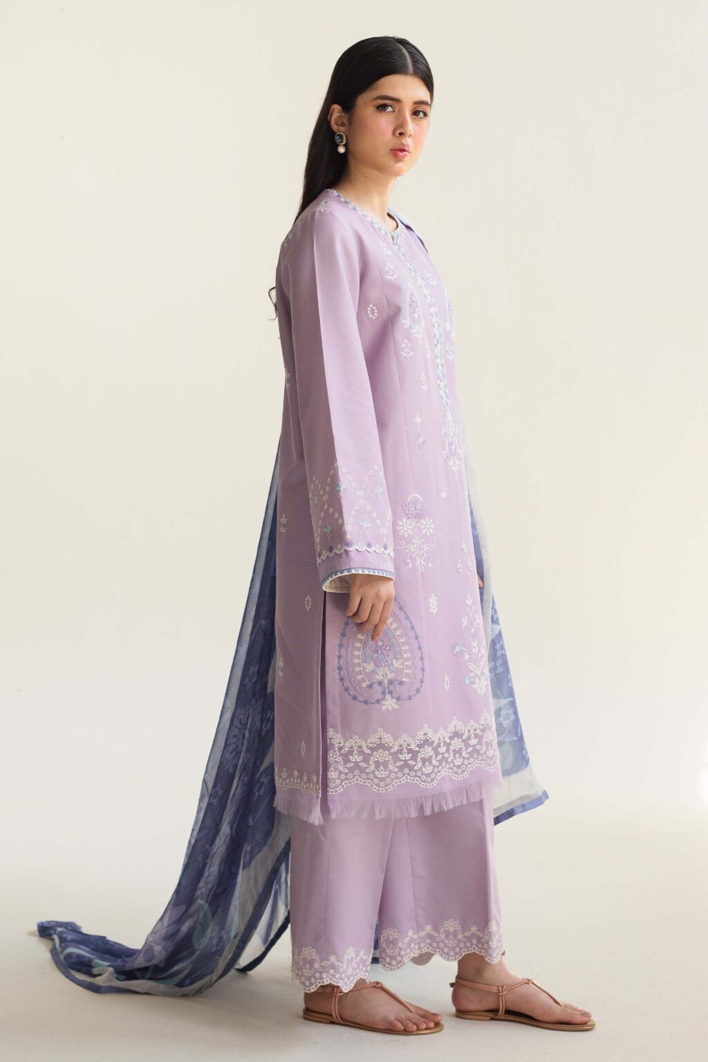 Coco by Zara Shahjahan Lawn Volume 2 || 10B (GZ-593) - Image 2