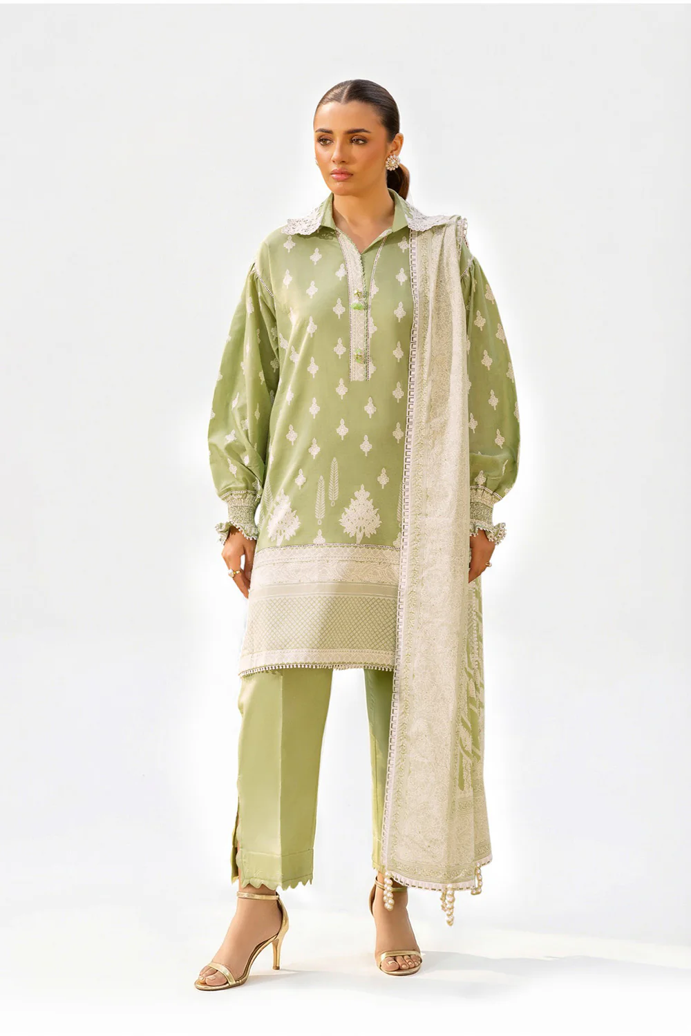 Mitti ki Khushboo by Gul Ahmed Lawn Collection 2026 | CL-52436
