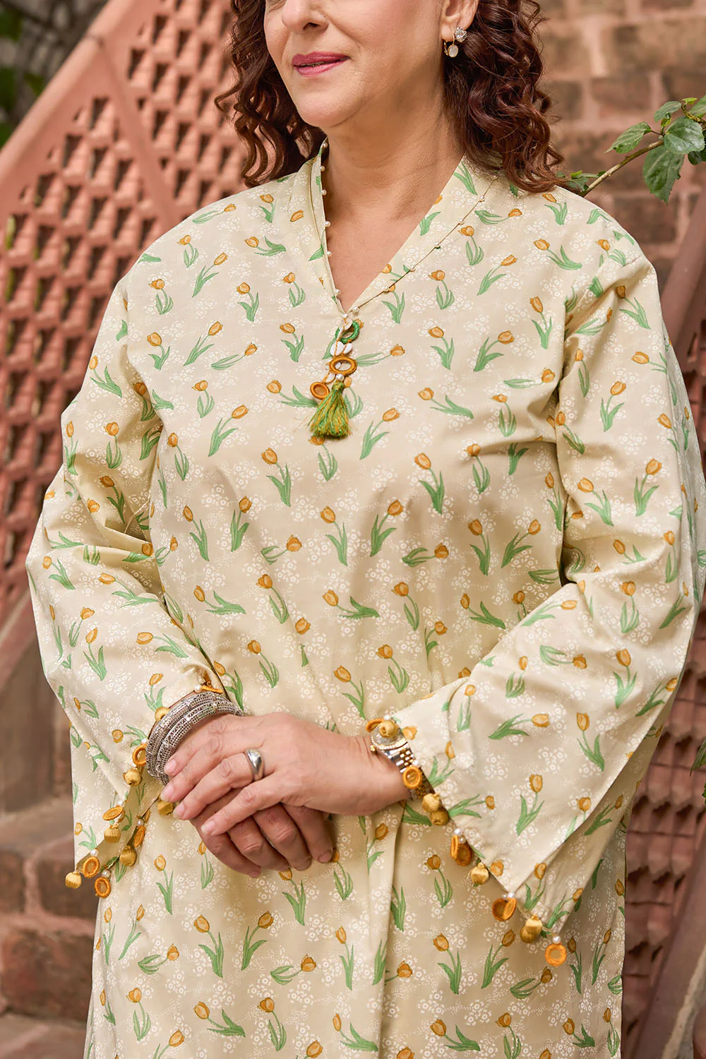 Gul Ahmed Mother's Lawn 2026 || SL-52057 - Image 2