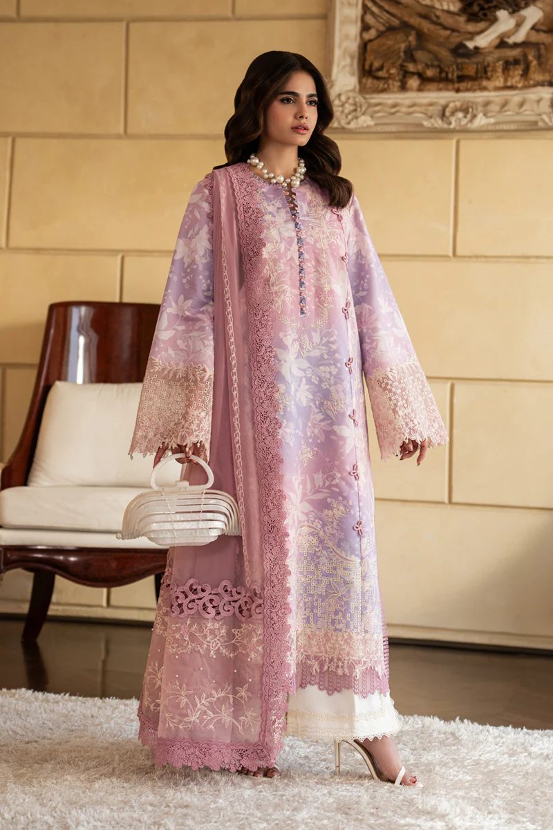 Rang Rasiya Carnation Eid Lawn 2026 || Lara