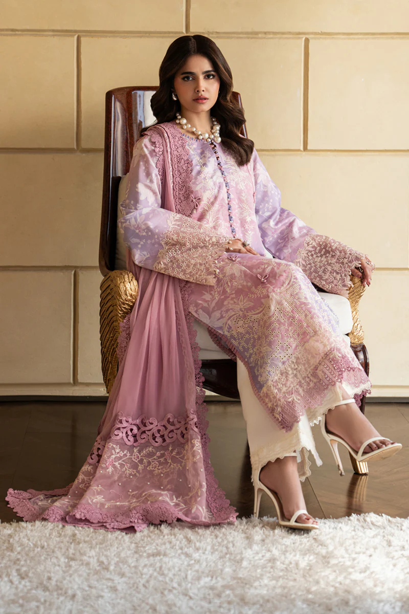 Rang Rasiya Carnation Eid Lawn 2026 || Lara - Image 2