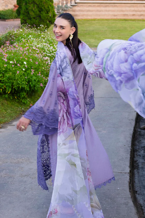Lasserkari Eid Lawn 2026 by Adan's Libas || PETAL 1718 - Image 4