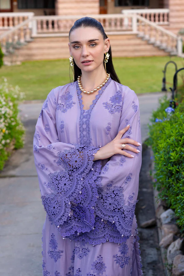 Lasserkari Eid Lawn 2026 by Adan's Libas || PETAL 1718 - Image 5
