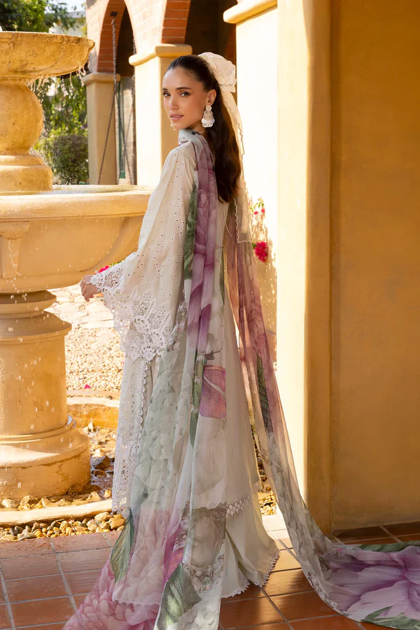 Lasserkari Eid Lawn 2026 by Adan's Libas || PETAL 1720 - Image 3