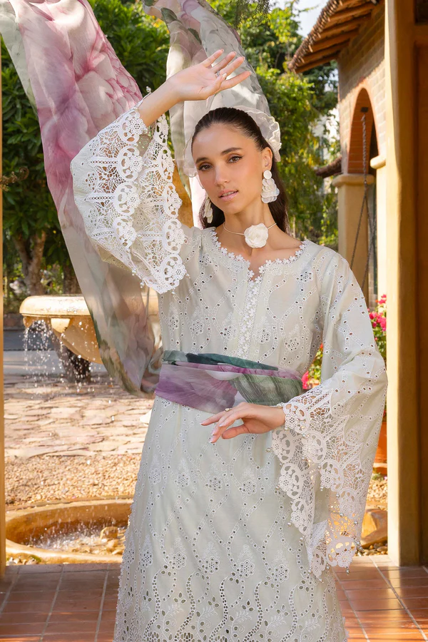 Lasserkari Eid Lawn 2026 by Adan's Libas || PETAL 1720 - Image 4