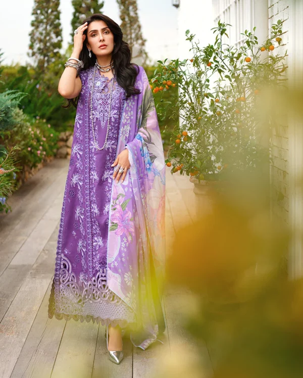 Alternative view of Mushq Amoi | Luxury Lawn 2026 || Lovers Lane