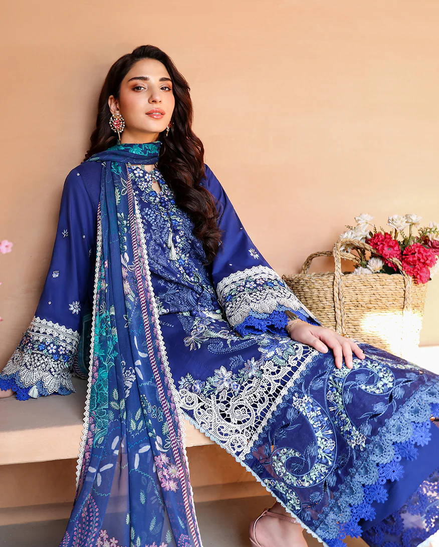 Roheenaz Summer Reverie | Luxury Lawn 2026 | Lunara - Image 3