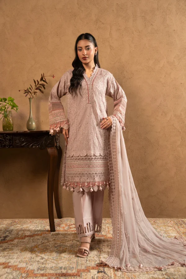 AlKaram Spring Summer 2026 Lawn || M-16-26-Sand