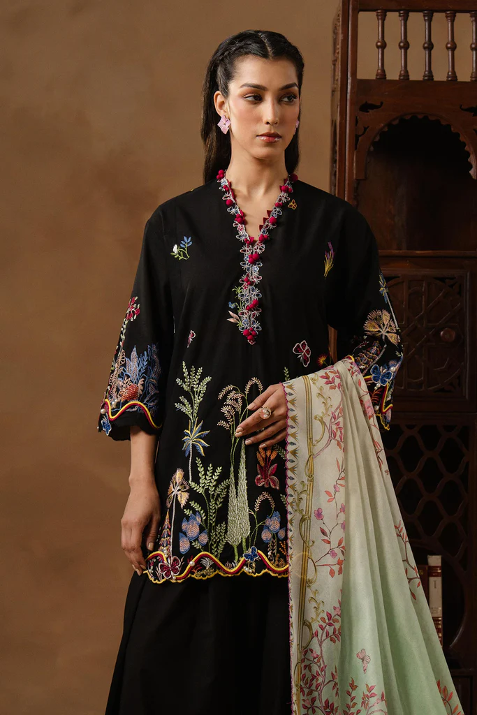 Sana Safinaz Muzlin Lawn 2026 | M261-001B-CV - Image 2