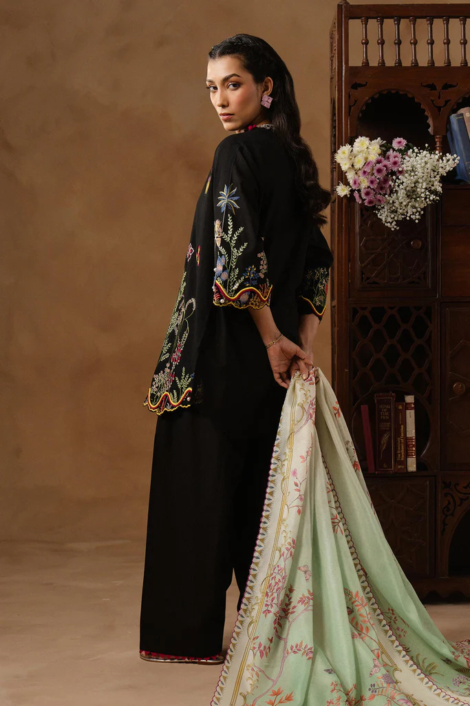 Sana Safinaz Muzlin Lawn 2026 | M261-001B-CV - Image 3