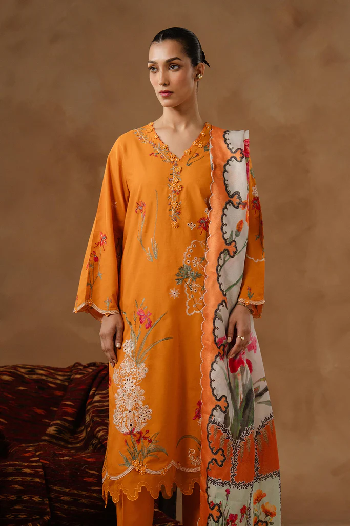 Sana Safinaz Muzlin Lawn 2026 | M261-003A-CV - Image 2