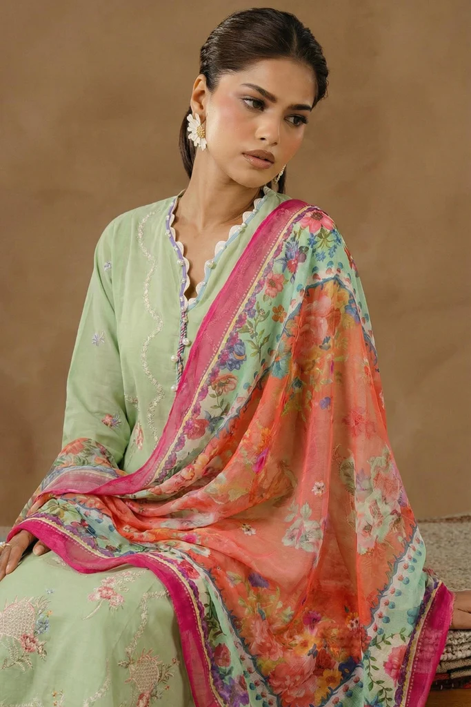 Sana Safinaz Muzlin Lawn 2026 | M261-005A-CV - Image 3